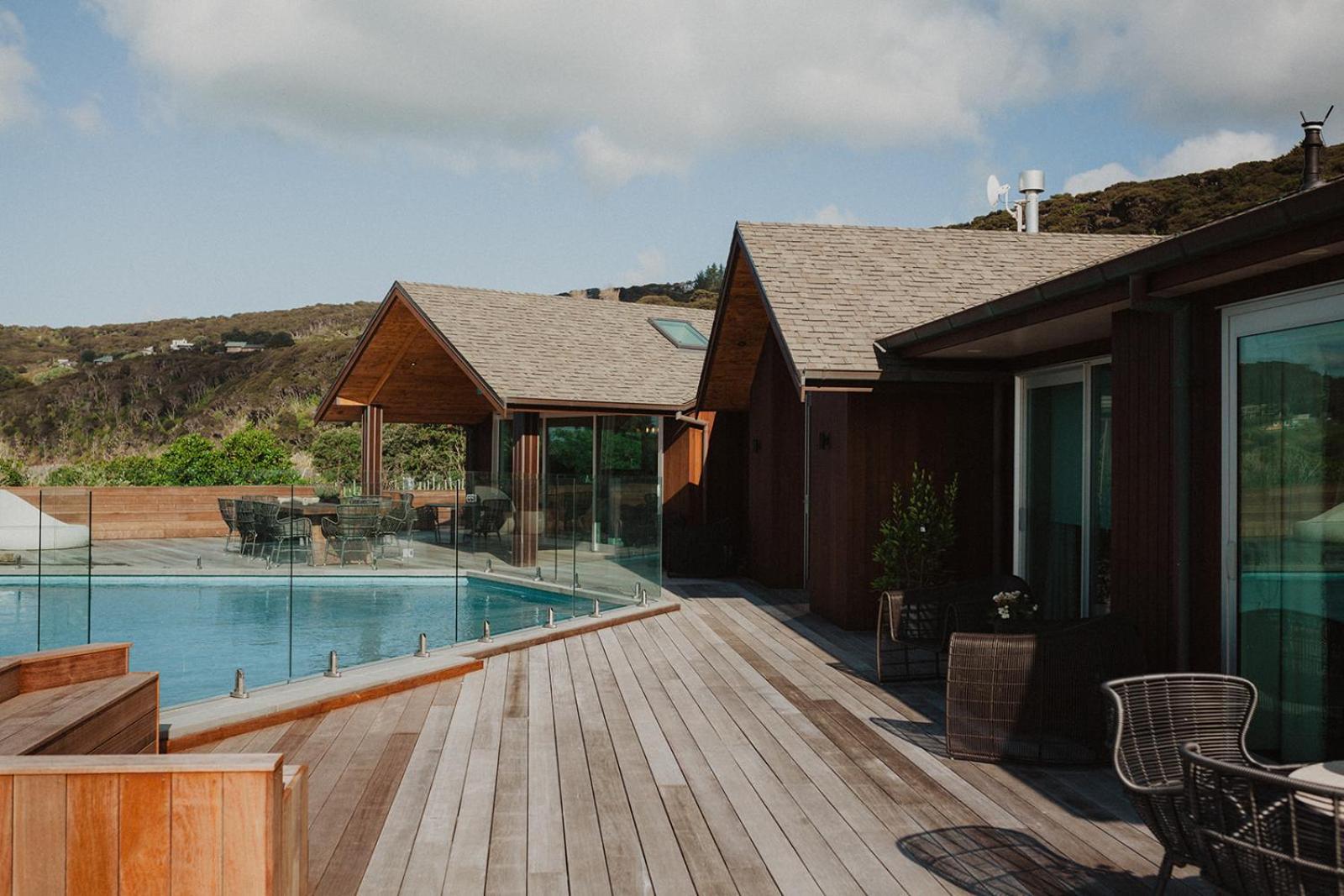 Te Whaanga Retreat & Spa Raglan Exterior foto